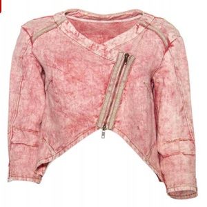 NWT,Elisa Cavaletti BLOUSON COURT TORMALINA,Jacket made in Italy
